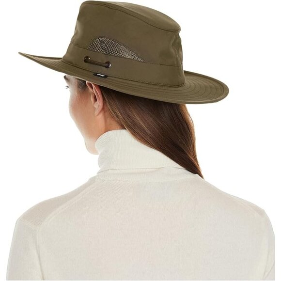 NWOT Tilley Modern Airflo Recycled Hat UPF 50+ Water Repell Green Small 56cm 7 - Picture 4 of 14